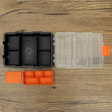 Grids,Plastic,Assortment,Storage,Double,Layer,Crafts,Tools,Parts,Container,Organizer