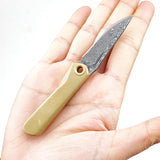 OUTDOORS,Keychain,Fodling,Knife,Camping,Damascus,Steel,Blade,Pocket,Knife,Tactical,Multi,Fruit,Tools