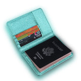 Bling,Leather,Passport,Travel,Camping,Wallet,Purse,Holder