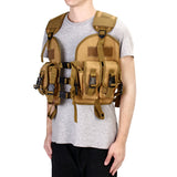 Nylon,Camouflage,Multi,Pocket,Tactical,Outdoor,Hiking,Field,Protection,Waistcoat