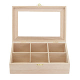Compartments,Wooden,Kitchen,Spice,Display,Storage,Chest,Essential,Container