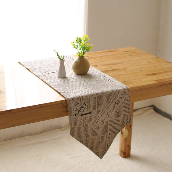 America,Style,Cotton,Linen,Tableware,Insulation,Table,Runner,Tablecloth,Cover
