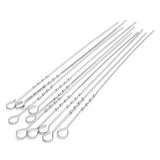 10Pcs,Stainless,Steel,Barbeque,Skewer,Needle,Kebab,Cooking,Grill,Stick