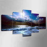 Cascade,River,Painting,Picture,Decoration,Without,Frame,Including,Installa