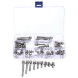 Suleve,M6SH3,50Pcs,Socket,Knurled,Screw,Stainless,Steel,Assortment