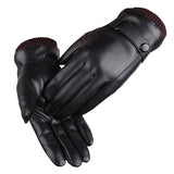 Women,Finger,Leather,Gloves,Thick,Winter,Cycling,Driving,Windproof,Mittens