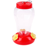 Water,Feeder,Bottle,Hanging,Hummingbird,Feeder,Garden,Outdoor,Plastic,Flower,Feeder