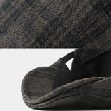 British,Style,Plaid,Pattern,Casual,Fashion,Forward,Beret