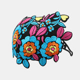 Women,Manual,Vintage,Embroidery,Hallow,Ethnic,Style,Flower,Printing,Headband