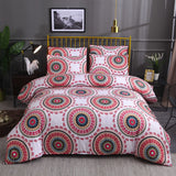 Bedding,Bohemian,National,Style,Quilt,Cover,Pillowcase,Queen