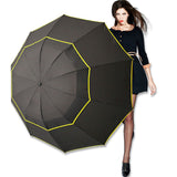 Xmund,Umbrella,Double,Layer,Windproof,Umbrella,People,Three,Folding,Sunshade