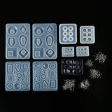 249PCS,Epoxy,Silicone,Resin,Casting,Molds,Jewelry,Pendant,Making,Craft