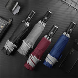 105CM,Folding,Windproof,Automatic,Umbrella,Reflective,Strip,Business,Foldable,Umbrella,Women