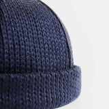 Unisex,Solid,Color,Retro,Style,Knitted,Brimless,Beanie,Landlord,Skull