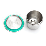 Grind,Coffee,Capsule,Stainless,Steel,Reusable,Refillable,Nespresso