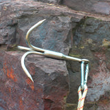 17.5cm,Grapping,Outdoor,Camping,Climbing,Carabiner,Stainless,Clasp,Survival,Accessory
