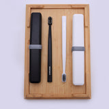 Honana,Environmental,Economic,Charcoal,Black,Toothbrush,Tongue,Cleaner,Medium,Bristle