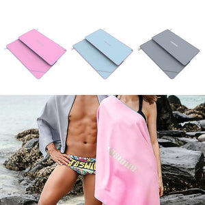 TOSWIM,140x70cm,Sunscreen,Beach,Towel,Quick,Cooldry,Water,Absorbent,Washcloth,Outdoor,Travel