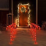 Christmas,Light,Pathway,Candy,Walkway,Light,Powered,Light,Street,Outdoor,Garden,Christmas's,Decor