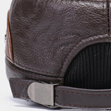 Genuine,Leather,Large,Thickness,Cotton,Windproof,Protection,Baseball