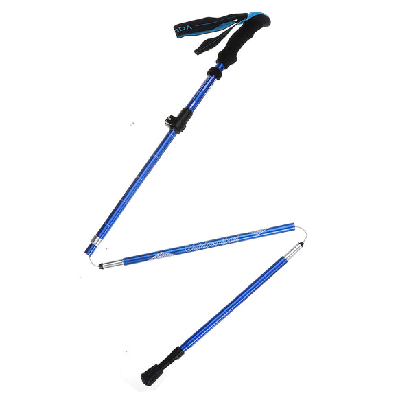 Ultralight,Aluminum,Folding,Trekking,Outer,Outdoor,Walkie,Stick,Hiking,Climbing