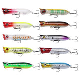 ZANLURE,10Pcs,Popper,Minnow,Fishing,Lures,Hooks,Crankbaits,Artificial,Baits