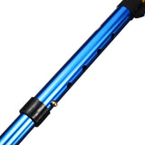 Adjustable,Aluminum,Walking,Stick,Collapsible,Trekking,Folding,Travel,Camping,Hiking