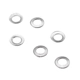 100Pcs,Stainless,Steel,Tooth,Washers,Ribbed,Safety,Spring,Washer