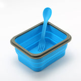 KCASA,Collapsible,Silicone,Lunch,Foldable,Bento,Container,Tableware