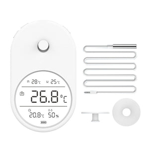 Electronic,Aquarium,Water,Thermometer,Hygrometer,Display,Water,Temperature,Adhesive,Probe,Accuracy,Thermometer,Hygrometer,Accessories
