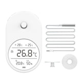 Electronic,Aquarium,Water,Thermometer,Hygrometer,Display,Water,Temperature,Adhesive,Probe,Accuracy,Thermometer,Hygrometer,Accessories