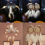 Shape,Luminous,Dream,Catcher,Dreamcatchers,Hanging,Living,Ornament,Decorations