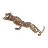 Chinese,Antique,Collection,Asian,Brass,leopard,Exquisite,Holder,Statue,Decorations