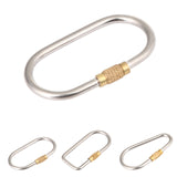 Titanium,Chain,Carabiner,Screw,Bottle,Buckle,Hanging,Padlock,Chain,Camping,Hiking