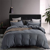 Super,Polyster,Bedding,Satin,Duvet,Cover,Pillowcase,Hotel