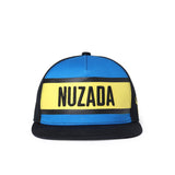 NUZADA,Unisex,Patchwork,Letter,Embroidery,Printing,Baseball,Adjustable