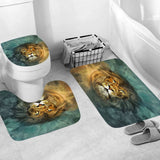 Waterproof,Galaxy,Pattern,Shower,Curtain,Bathroom,Pedestal,Toilet,Cover