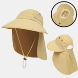 Unisex,Nylon,Solid,Color,Adjustable,Summer,Outdoor,Sunshade,Fishing,Climbing,Breathable,Bucket