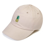 Unisex,Pineapple,Embroidered,Baseball,Outdoor,Outing