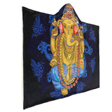 Hooded,Throw,Blankets,Indian,Ganesha,Wearable,Sleeping,Cover