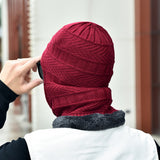 Velvet,Thick,Winter,Protection,Windproof,Knitted