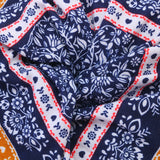 Women,Flowers,Printing,Cotton,Beanies,Casual,Bonnet,Double,Collar,Scarf