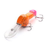 ZANLURE,Minnow,Fishing,Diving,Swimbait,Funny,Rattle,Crankbait,Spinner,Trible,Hooks