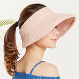 Women,Summer,Causal,Protection,Sunshade,Collapsible,Outdoor