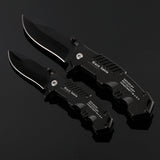 120mm,Stainless,Steel,Black,Folding,Knife,Outdoor,Survival,Camping,Knife,Fishing,Cutter