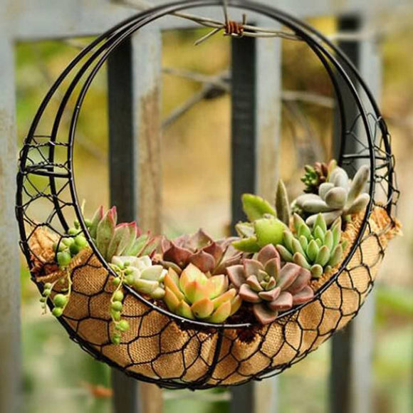 Hanging,Flower,Succulent,Planters,Rustic,Plant,Holder,Decorations