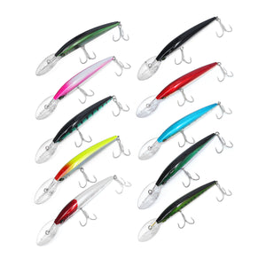 ZANLURE,10PCS,Fishing,Lures,Fishing,Fishing,Fishing,Tackle,Colors,Baits,Treble,Hooks