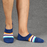 Combed,Cotton,Athletic,Socks,Silicone,Outdoor,Stripe,Deodorization,Ankle