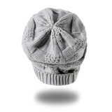 Women,Crochet,Knitted,Beanie,Solid,Casual,Winter,Outdoor,Thick