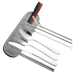 Portable,Steel,Tableware,Dinnerware,Travel,Cutlery